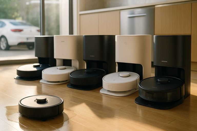 Los 5 mejores robots friegasuelos con vaciado automático por menos de 800 € en 2026 Los 5 mejores robots friegasuelos con vaciado automático por menos de 800 € en 2026