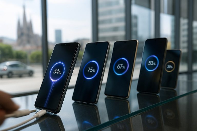 Los 7 móviles con carga rápida más veloz (W) que puedes comprar en 2026
