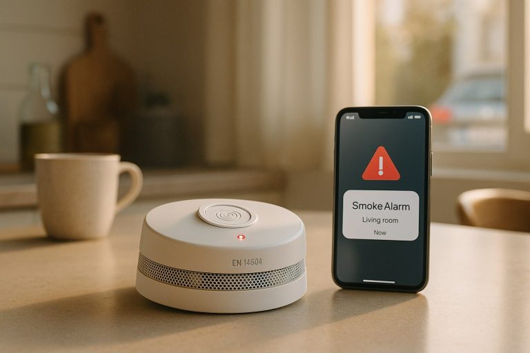 Top 5 detectores de humo inteligentes con notificación al móvil en 2026, ordenados por certificación EN 14604 Top 5 detectores de humo inteligentes con notificación al móvil en 2026, ordenados por certificación EN 14604