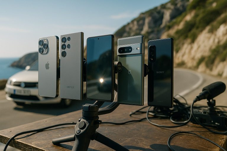 Top 5 smartphones con grabación de vídeo 4K más completa para creadores en 2026