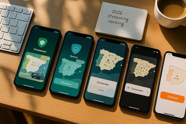 Top 5 VPN con más servidores en España para streaming en 2026 Top 5 VPN con más servidores en España para streaming en 2026