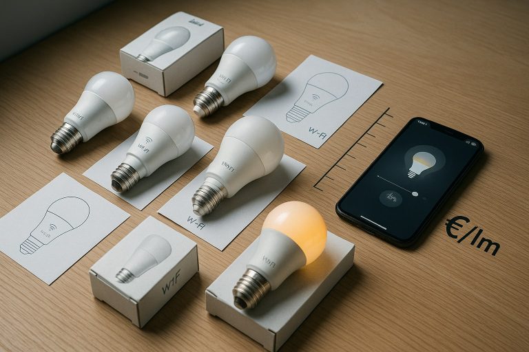 Top 6 bombillas inteligentes Wi-Fi por relación lúmenes/precio en 2026
