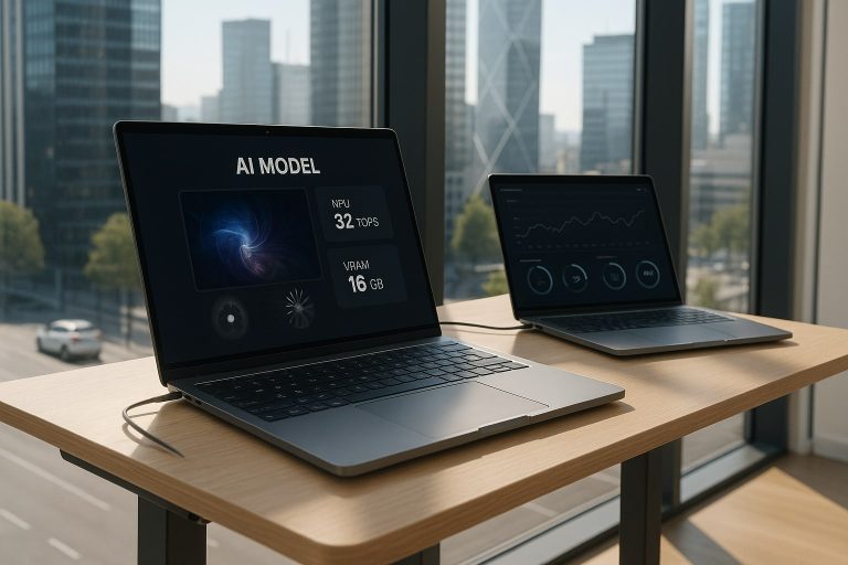 Top 7 portátiles para trabajar con IA local: ranking por TOPS de NPU y VRAM