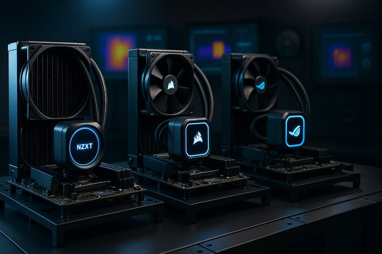 Los 5 mejores kits de refrigeración líquida AIO 360 mm para gaming en 2026, ordenados por disipación térmica e