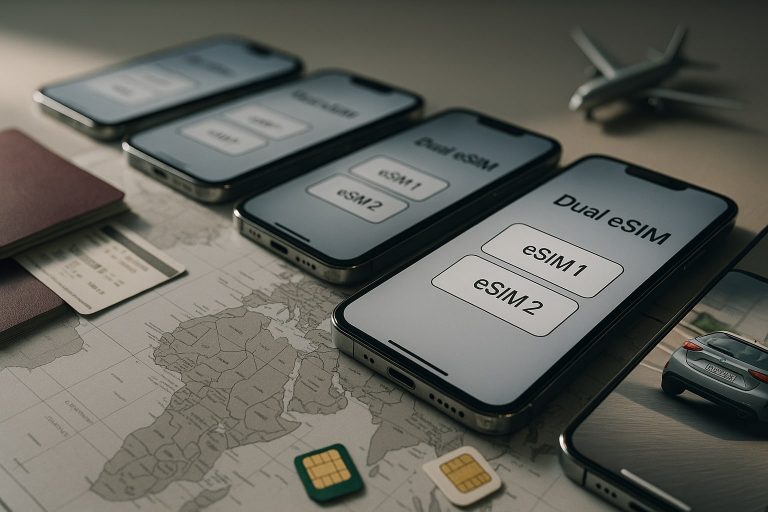 Los 6 mejores móviles con eSIM dual para viajeros frecuentes en 2026 Los 6 mejores móviles con eSIM dual para viajeros frecuentes en 2026