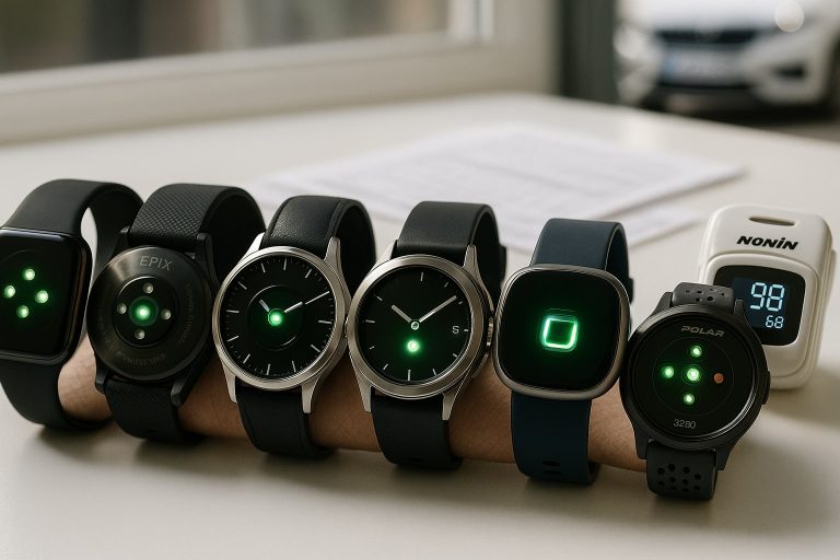 Los 6 smartwatches con mejor sensor de SpO2 y variabilidad cardíaca en 2026, ordenados por precisión frente a