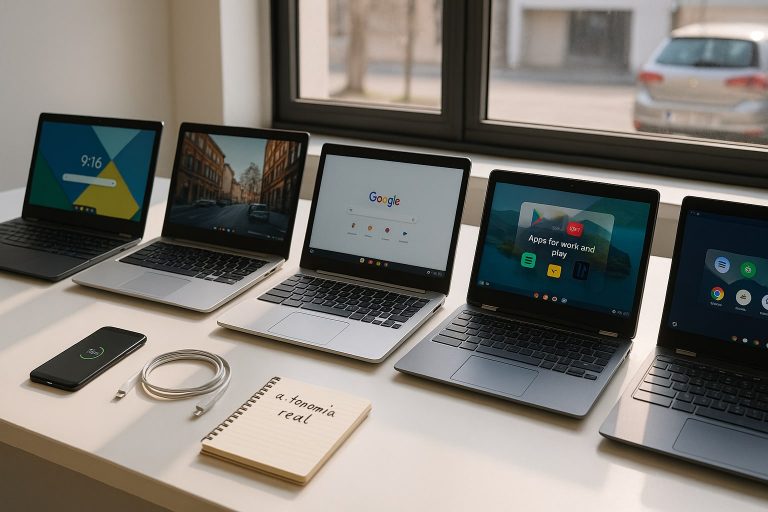 Los 8 Chromebooks a la venta en España bajo 500 € en 2026, ordenados por horas de autonomía