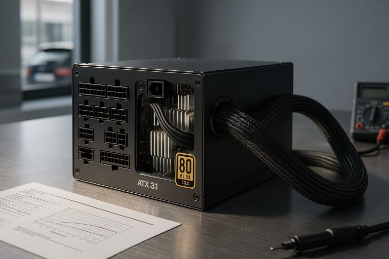 Top 5 fuentes de alimentación ATX 3.1 con conector 12V-2x6 para PC gaming en 2026, ordenadas por eficiencia ce