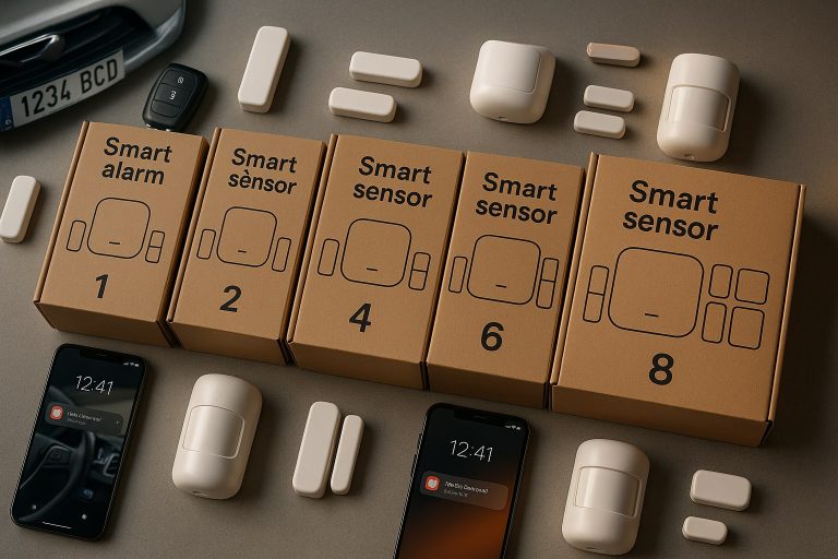 Top 5 sistemas de alarma inteligente sin cuotas mensuales en 2026, ordenados por número de sensores incluidos Top 5 sistemas de alarma inteligente sin cuotas mensuales en 2026, ordenados por número de sensores incluidos
