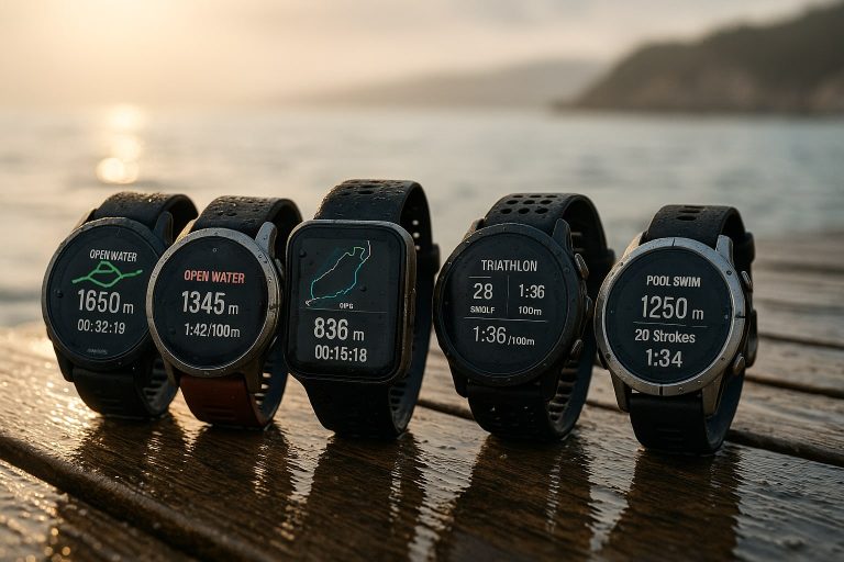 Top 5 smartwatches para triatlón y natación en aguas abiertas en 2026, ordenados por precisión de brazadas y GPS acuático Top 5 smartwatches para triatlón y natación en aguas abiertas en 2026, ordenados por precisión de brazadas y G