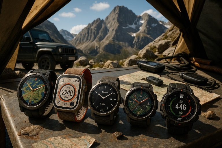 Top 5 smartwatches resistentes para outdoor y trail bajo 700 € en 2026, ordenados por certificación MIL-STD y