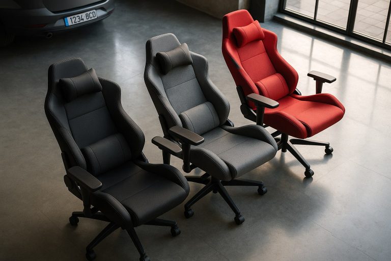 Top 6 sillas gaming con reposacabezas magnético y lumbar ajustable bajo 500 € en 2026, ordenadas por reclinaci