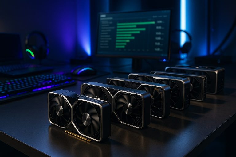 Top 7 tarjetas gráficas para 1440p a máxima calidad en 2026, ordenadas por FPS medios en juegos AAA